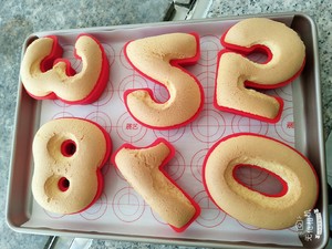 数字水果蛋糕 制作方法