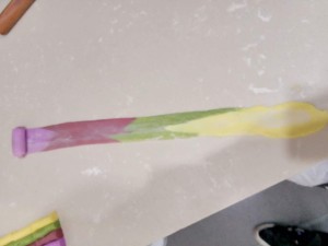 彩色螺纹酥  制作方法