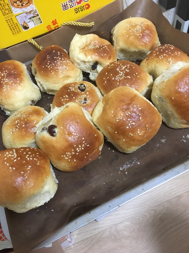 玉米油中种蜂蜜小面包 制作方法