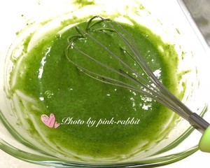 菠菜汁戚风 制作方法