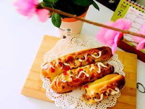 芝士肉松面包 制作方法