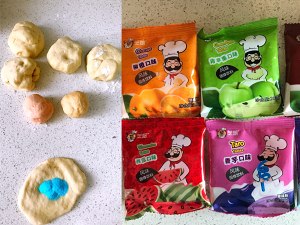 彩色吐司 制作方法