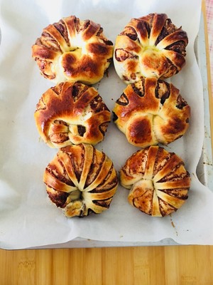 豆沙圈圈包 制作方法