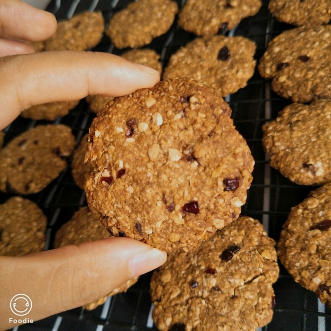 蔓越莓燕麦饼干 制作方法