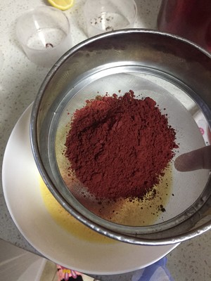 8寸红丝绒蛋糕 制作方法