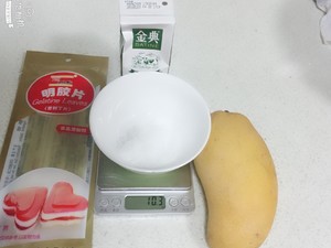 芒果牛奶布丁 制作方法
