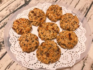 黑芝麻燕麦小饼干(无油无糖) 制作方法