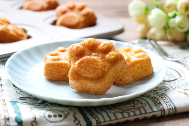 胡萝卜猫爪蛋糕 制作方法