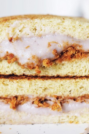 芋泥肉松吐司  制作方法