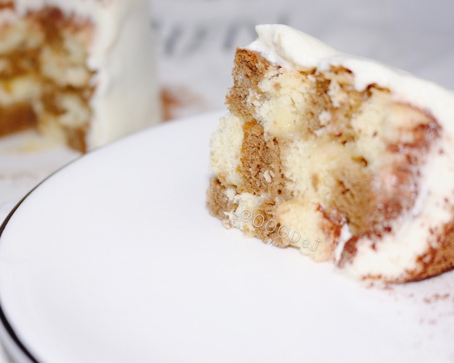 超好看棋格蛋糕！  制作方法