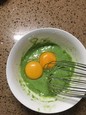 辅食：菠菜山药蛋糕卷（无糖） 制作方法