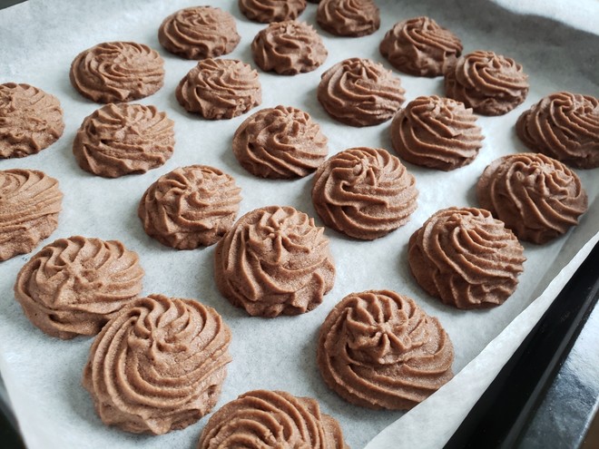 原味 可可曲奇 制作方法