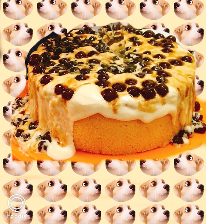 珍珠奶茶蛋糕 制作方法