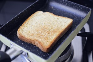 芋泥肉松吐司  制作方法