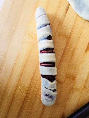 豆沙圈圈包 制作方法