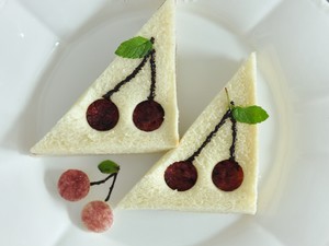 樱桃 吐司  制作方法