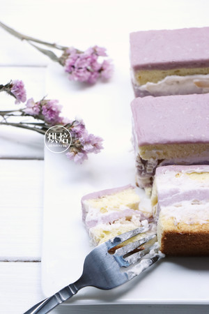 仿火遍台湾不二家的芋头蛋糕(杏仁粉版) 制作方法