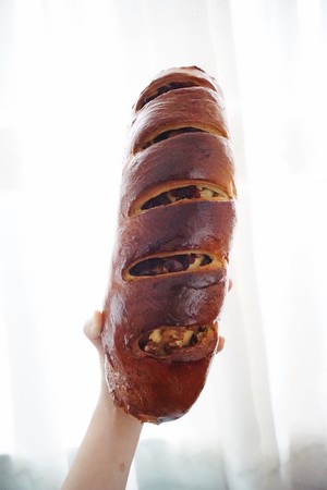 俄罗斯果仁大列巴  制作方法