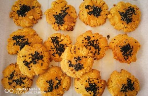 健康无糖杂粮桃酥 制作方法