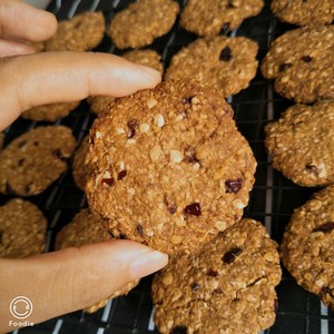 蔓越莓燕麦饼干 制作方法