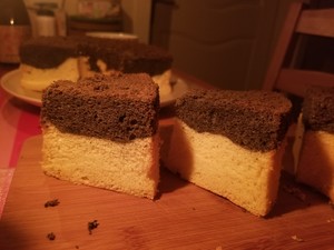 黑芝麻酱戚风蛋糕 制作方法