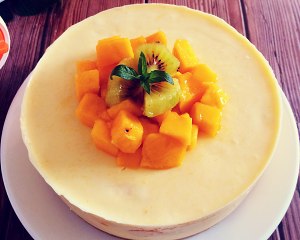 芒果芝士慕斯蛋糕  制作方法