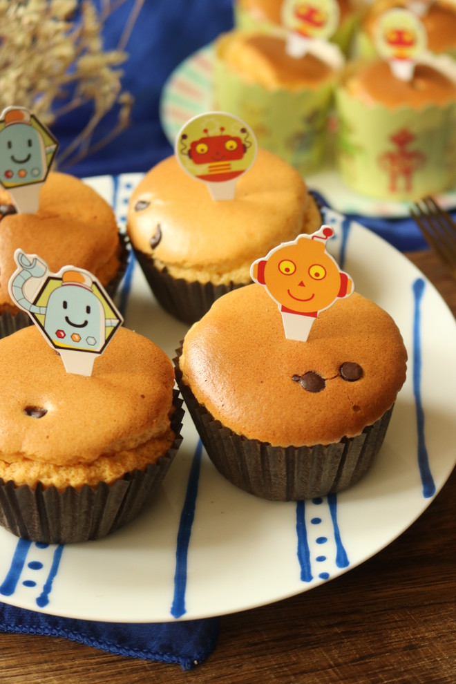 香草棉花糖杯子蛋糕 制作方法