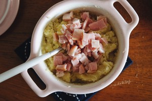 培根芝士焗薯蓉 制作方法