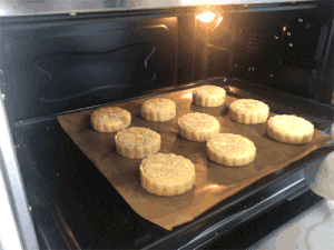 豆沙&紫薯月饼 制作方法