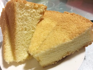 8寸圆模海绵蛋糕  制作方法