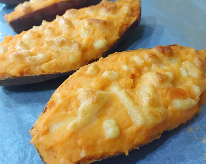 芝士焗番薯 制作方法