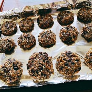 红豆燕麦饼干 制作方法