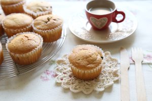 葡萄干巧克力豆玛芬蛋糕(6连玛芬蛋糕模) 制作方法