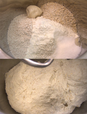 燕麦核桃软欧包 制作方法