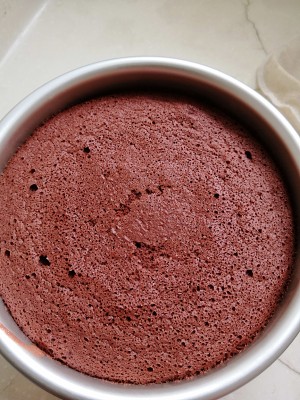 六寸红丝绒戚风蛋糕