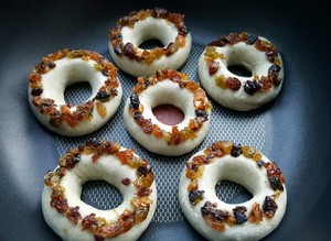 生煎黑芝麻糊甜甜圈  制作方法