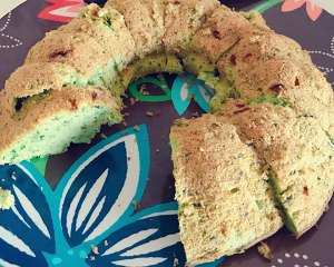 菠菜香蕉西柚戚风 制作方法