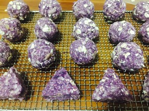 狗零食 紫薯鸡肉狗饼干 制作方法