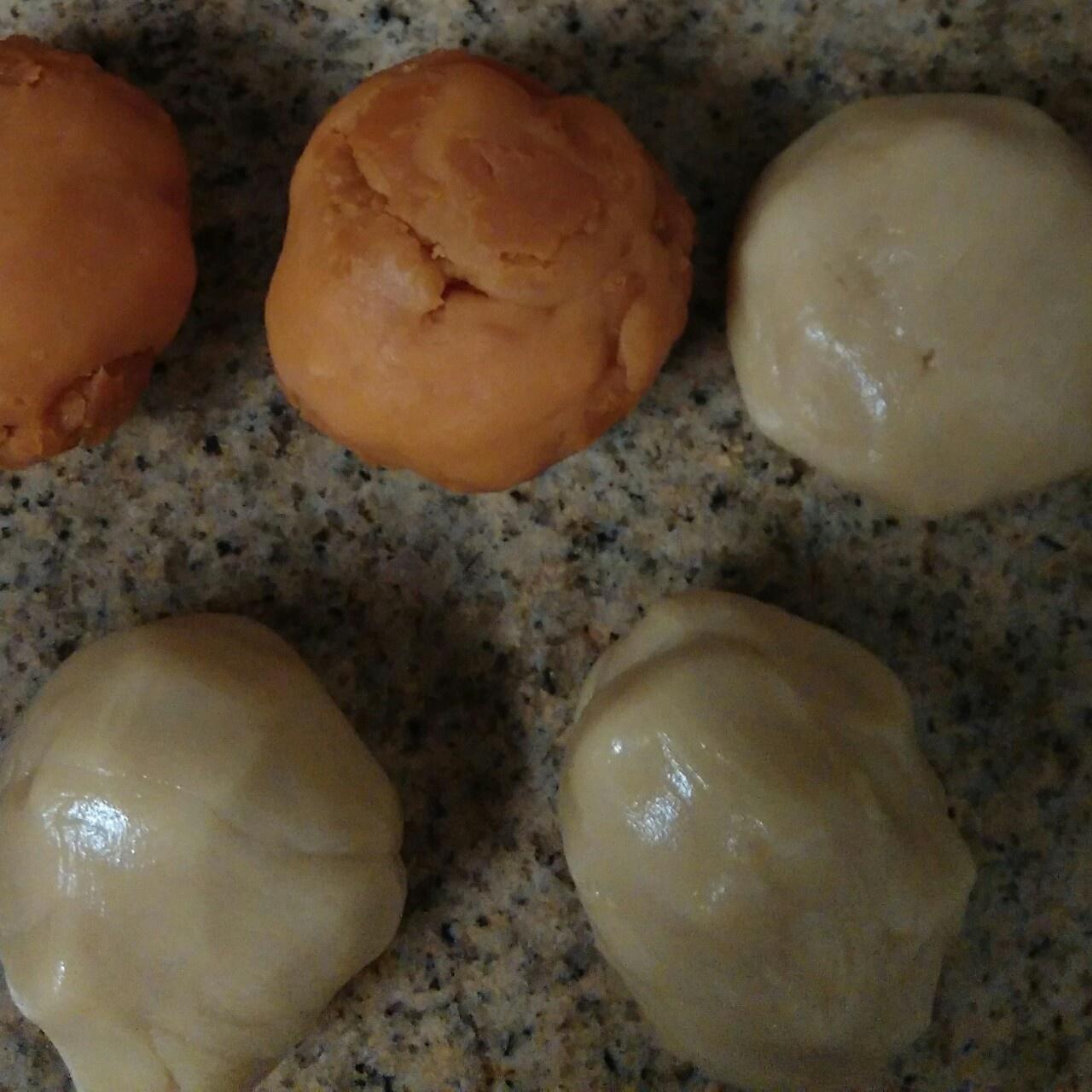 【广式月饼---红薯月饼的做法步骤图】浪漫春天-制作