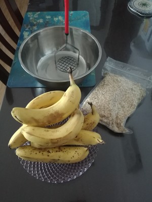 香蕉燕麦饼干 制作方法