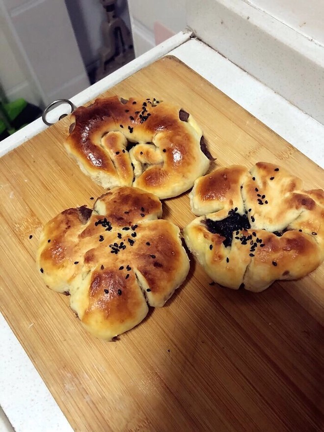 红豆面包 制作方法