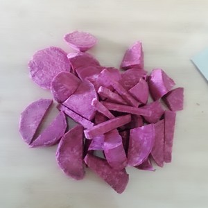 狗零食 紫薯鸡肉狗饼干 制作方法