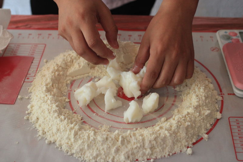 【鲜肉月饼的做法步骤图，鲜肉月饼怎么做好吃】一只梨花压海棠-制作