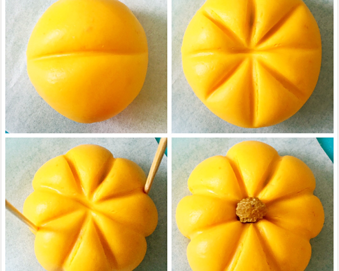 【南瓜饼（月饼）的做法步骤图，怎么做好吃】淡然-微笑-制作