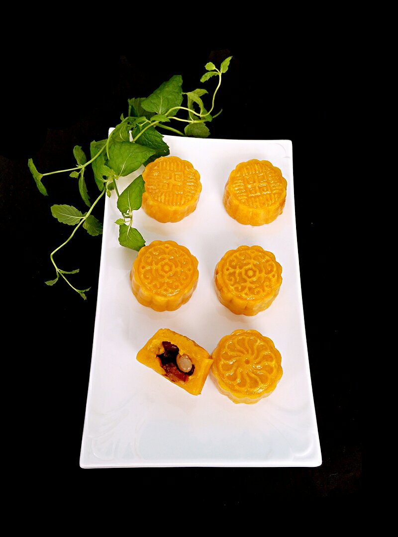 【南瓜饼（月饼）的做法步骤图，怎么做好吃】淡然-微笑-制作