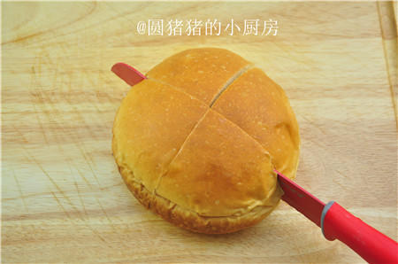 【网络最火爆的——奶酪面包的做法步骤图】圆猪猪-制作