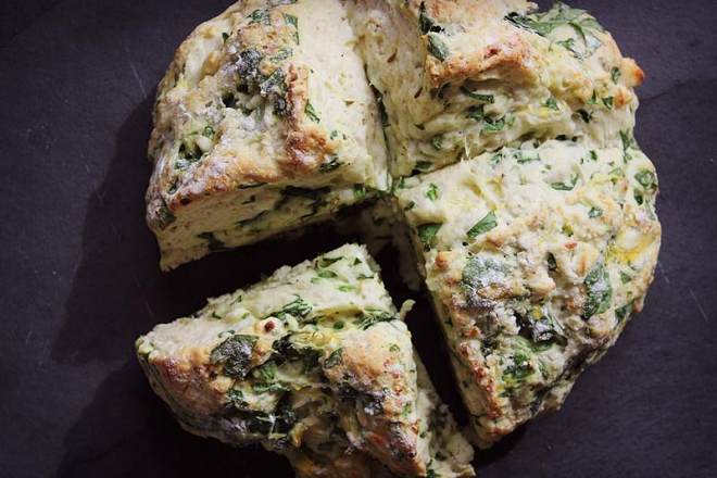 【菠菜南瓜奶酪丹波面包丨健康·烘焙的做法步骤图】Sunny_Kreglo-制作