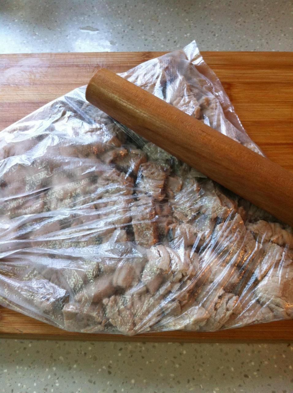 【面包机自制肉松的做法步骤图，怎么做好吃】木亭子96-制作