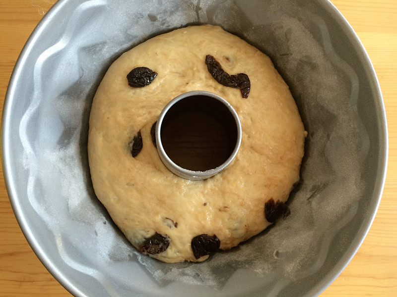 【咕咕洛夫（Kouglof）(原方蓝带学院，已改进)圣诞节必吃经典的做法步骤图】米二乔-制作