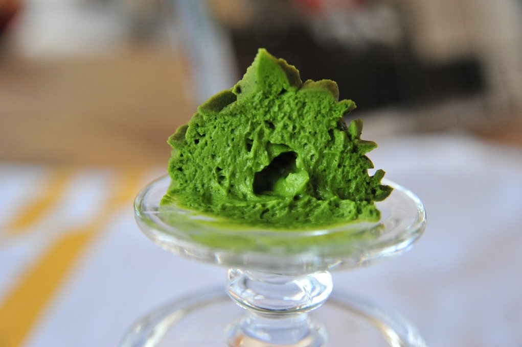 抹茶鲜奶油霜饰制作